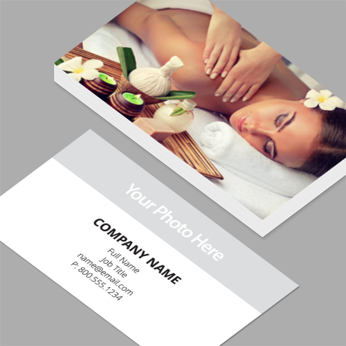 Beauty Spa Massage Treatment Salon Personalised Business Cards 